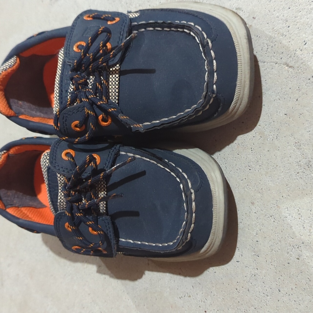SPERRY Youth LANYARD Top-Sider sz 12M Navy/Orange - Picture 2 of 6